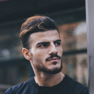 Man with trimmed beard